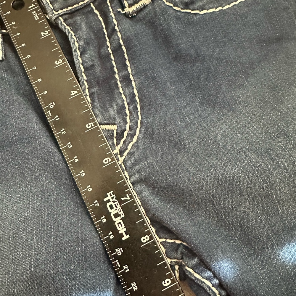 True Religion Women's Blue Denim Curvy Skinny Stretchy Jeans Size 27 - Picture 12 of 12
